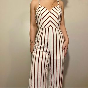 Breezy yet waist slimming jump suit